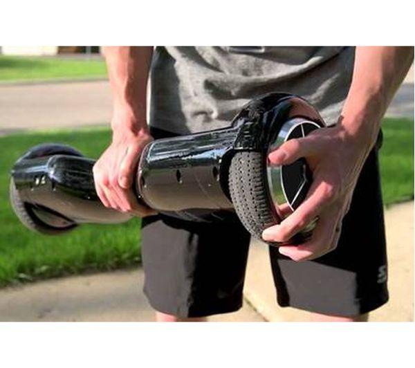 MEKOTRON BLACK HOVERBOARD WITH BLUETOOTH & SELF BALANCING FEATURE